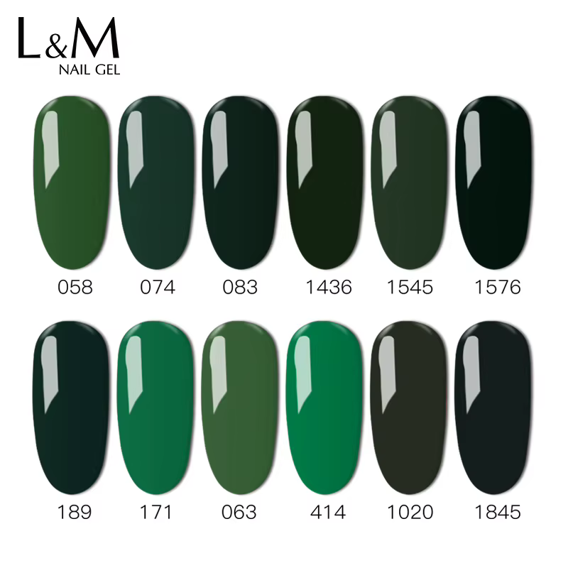 ibdgel Gel Polish UV Soak Off Pure Red Green Color Varnish Nail Gel Polish Nail Manicure 15ml semi-permanent Varnish Gel Polish