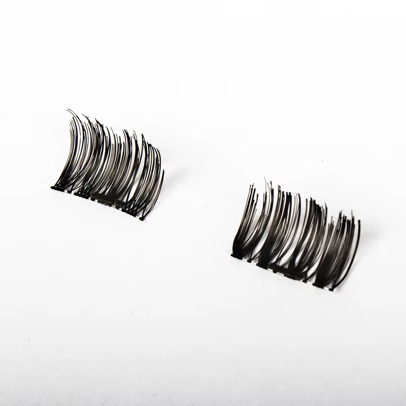 Faux-cils magnétiques 3D, Double bande, bande complète, doux, réutilisables