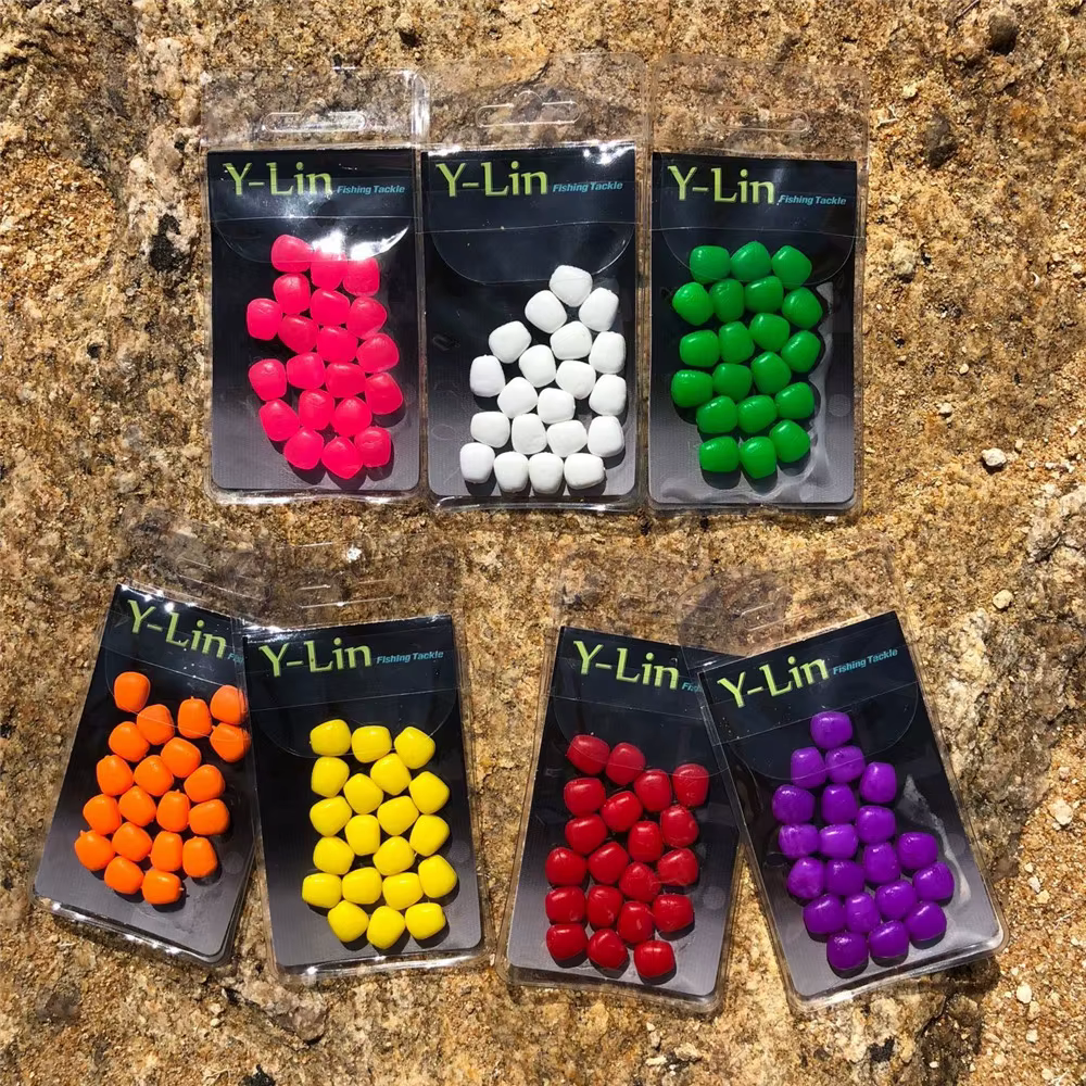 20 pièces carpe pêche flottant faux maïs tigre noix Pop Up Boilies cheveux plates-formes mouche appât Imitation maïs appâts artificiels leurres