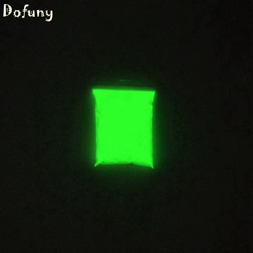 Poudre de lueur jaune-vert