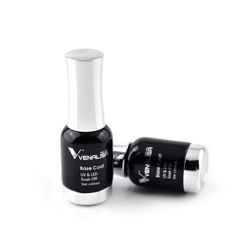Venalisa 12ml TPO gratuit diamant couche de finition fourniture Nail Art émail Gel vernis à ongles brillant paillettes