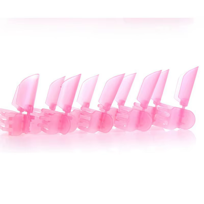 10 pièces/ensemble rose manucure doigt housse de Protection vernis bouclier