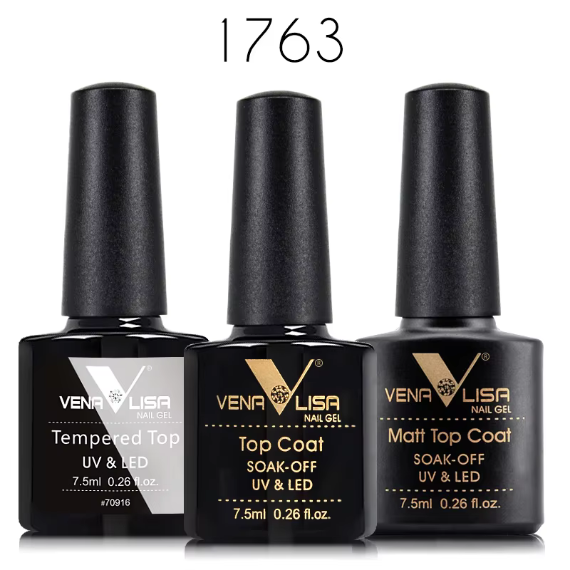 Venalisa Kit de vernis à ongles Gel fonctionnel sans acide couche de Base d'apprêt tremper UV LED longue tenue sans