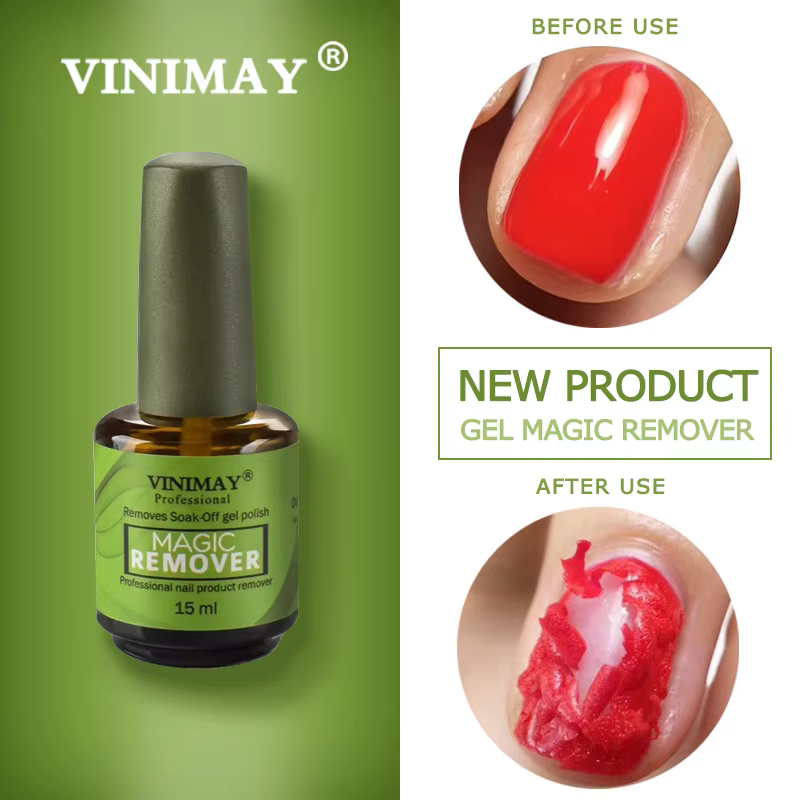 VINIMAY 15ml Burst Magic enlever UV Gel dissolvant de vernis à ongles tremper Nail Art apprêt acrylique propre