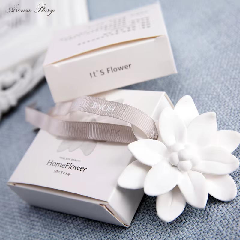 Aromeasy-Désodorisant en céramique pour aromathérapie, diffuseur d'arômes, brumisateur avec ruban aromatique, décoration d'intérieur