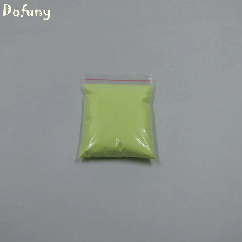 Poudre de lueur jaune-vert