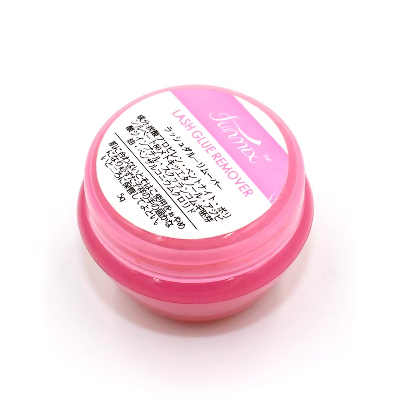 Crème dissolvant de colle professionnelle rose pour extensions de cils, 5g, outils de maquillage, importé