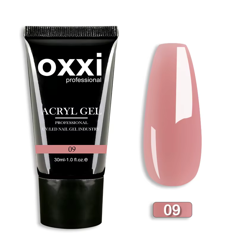 OXXI 30ml Gel acrylique Semi-permanent Poly ongles Gel manucure rapide facile Gel pour Extension uv led constructeur