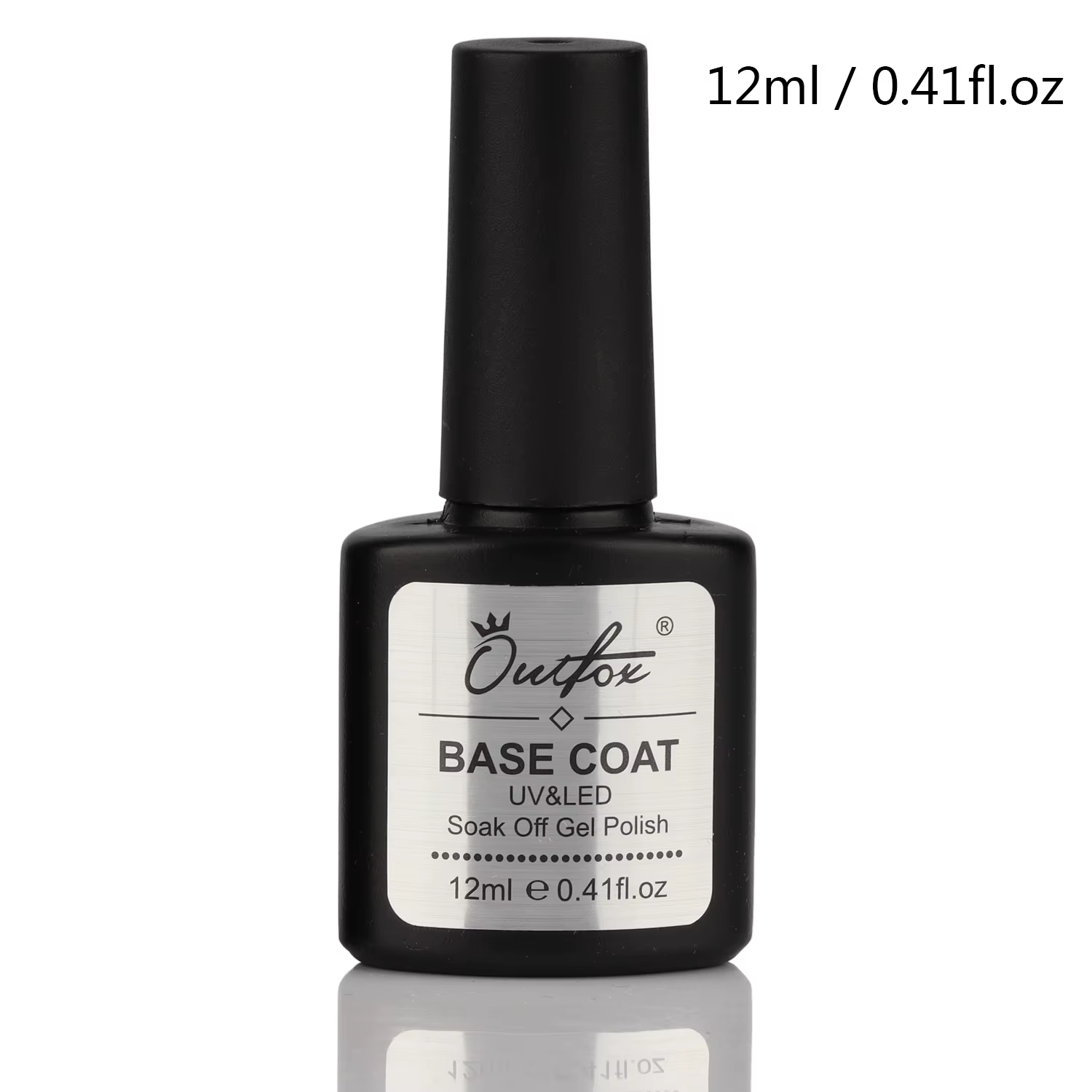 Ensemble de base et de couche supérieure de 12 ml de vernis à ongles UV Soak Off sans essuyage