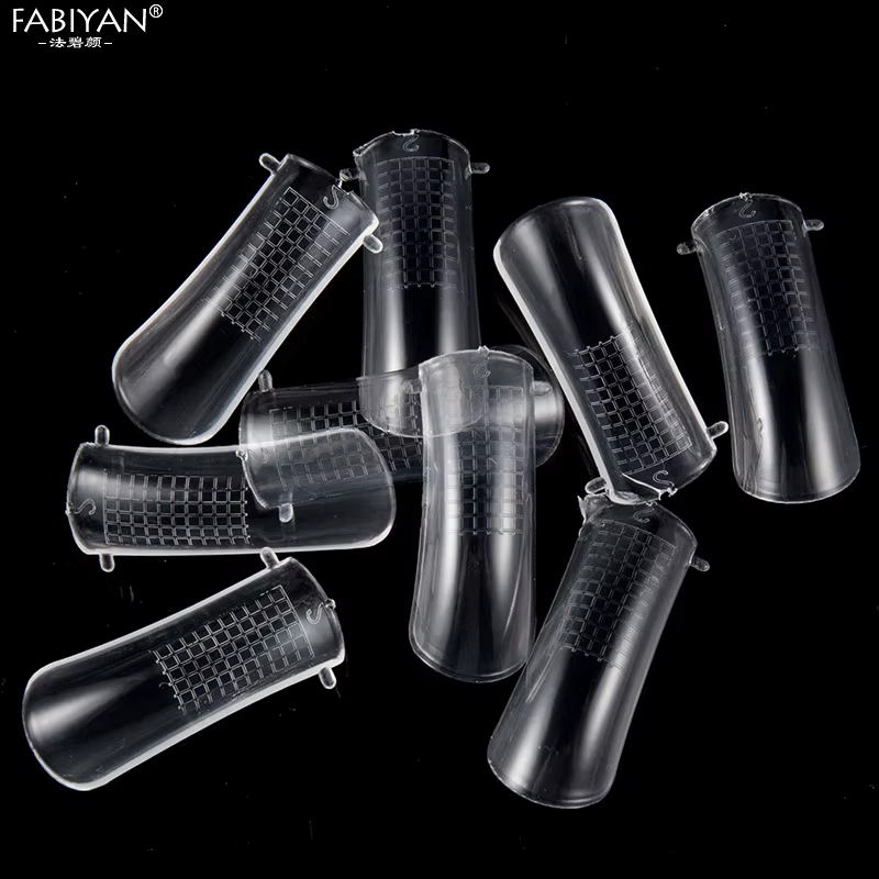 5pc Nail Art C forme incurvée Extension Guide conseils feuille française acrylique vernis Gel UV conception