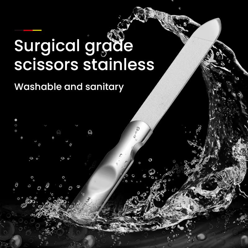 MR.GREEN limes à ongles Double face en acier inoxydable manucure pédicure toilettage pour outils professionnels de soins