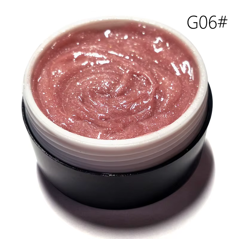 CHUNSHU gelée constructeur ongles Gel paillettes dur Gel Extension par formes d'ongles