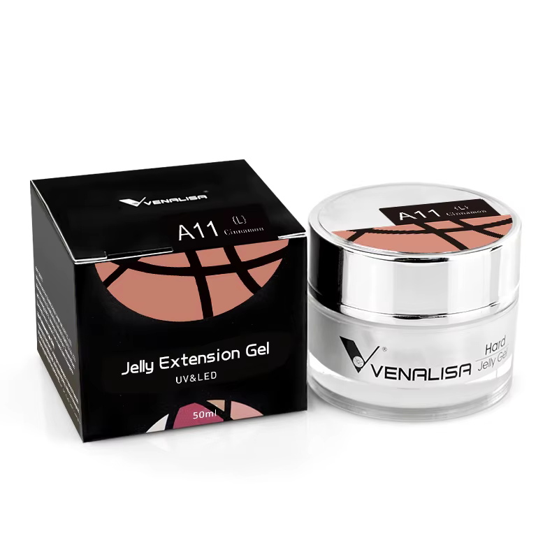 Gel de construction UV transparent Venalisa 50ml sans TPO pour extension d'ongles