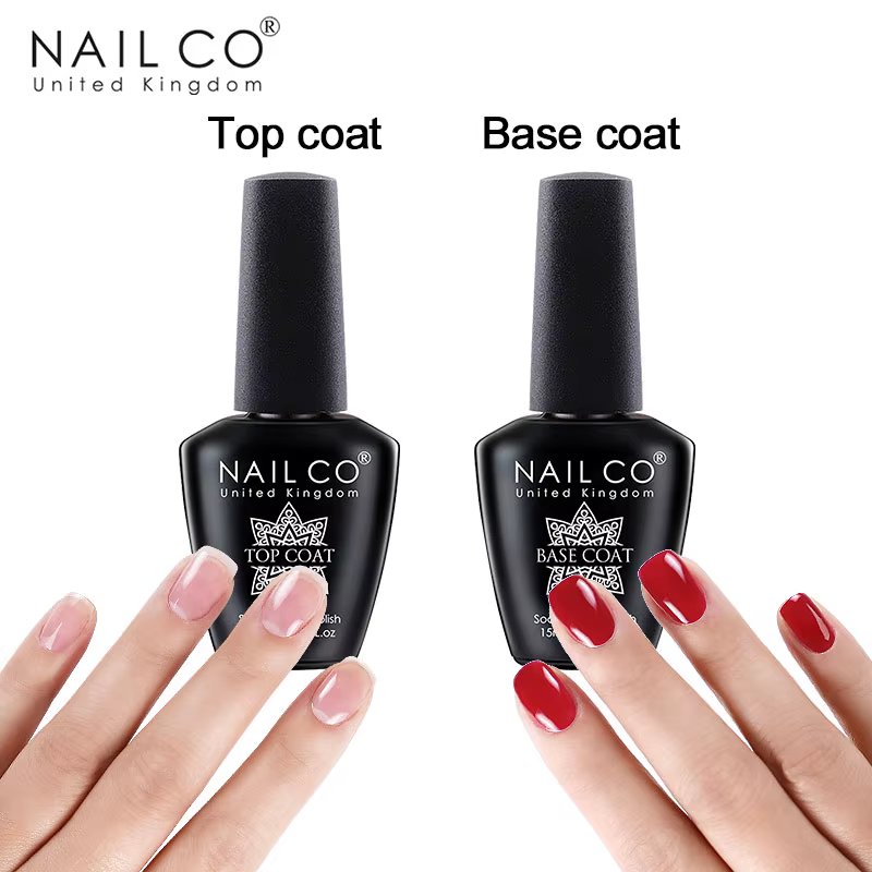 NAILCO nouvelle couche de finition de Base Gel UV vernis à ongles tremper le Lakiery Hybrydowe