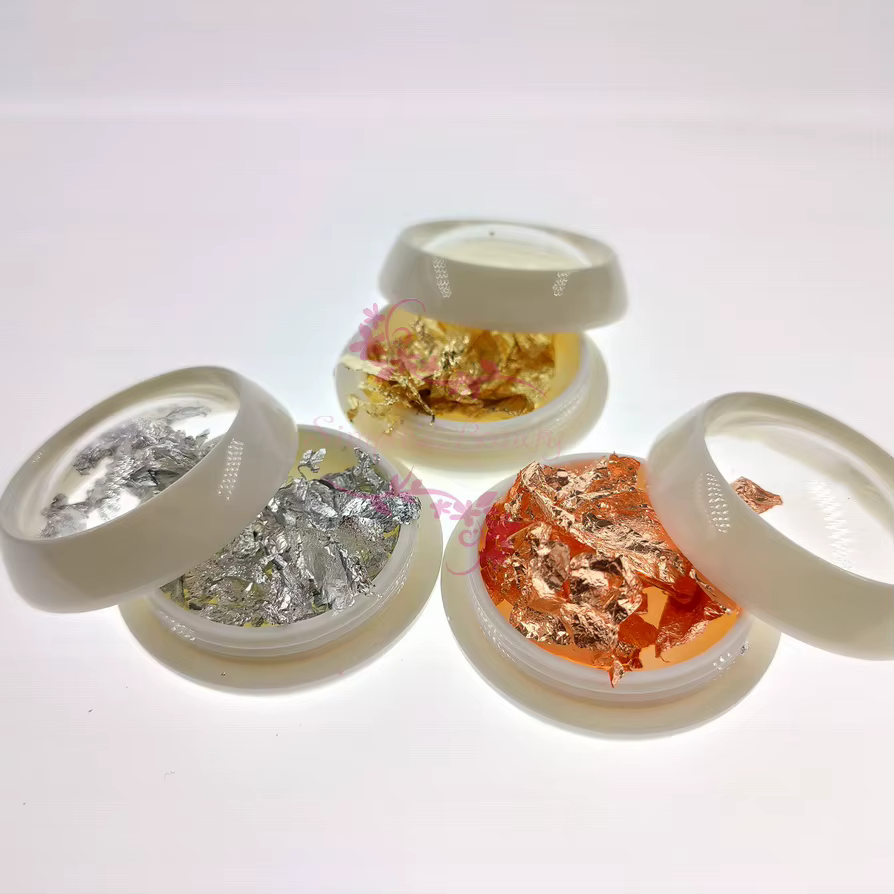1 ensemble de 3 couleurs métalliques Or rose Argent