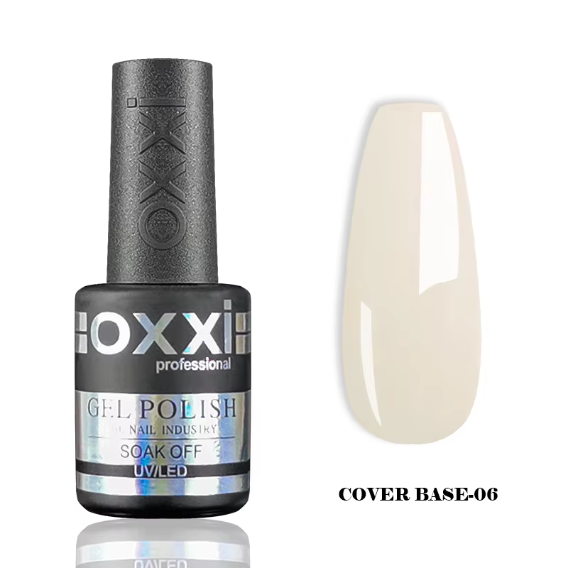 OXXI 10ml Base Naturelle pour Vernis Gel Semi-Permanent Nude Caoutchouc Gellac Ongles Art Couleur Gelée UV