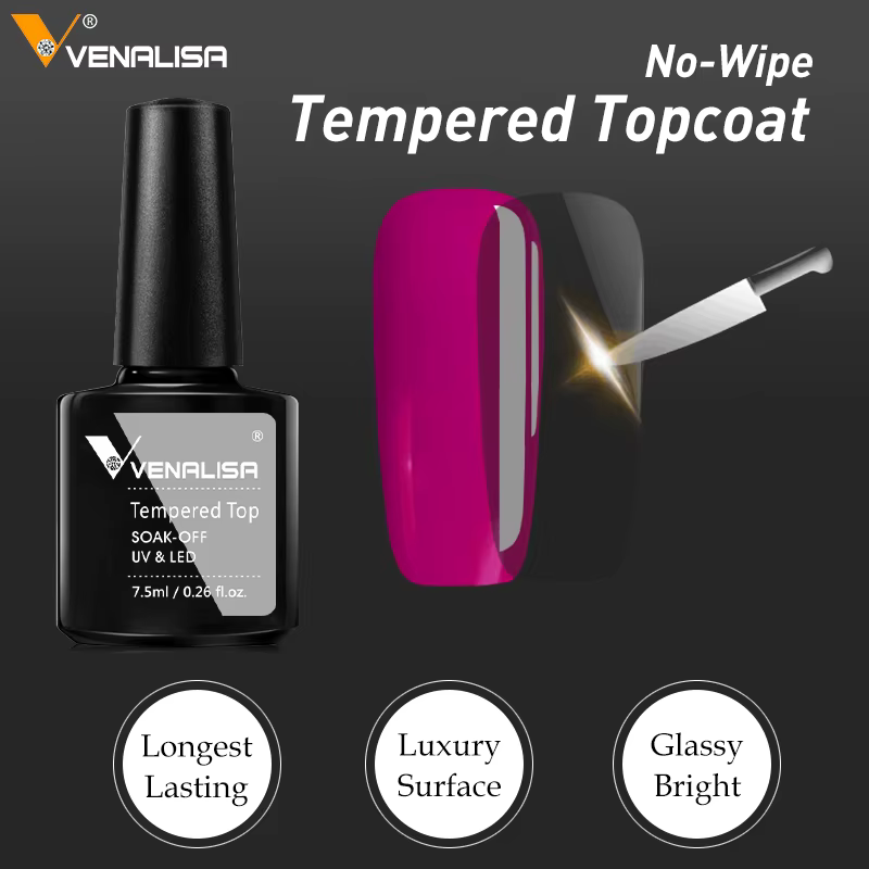 # 70916 Venalisa nail art design maquillage super-flexible brillant longue durée haute brillance sans essuyage couche