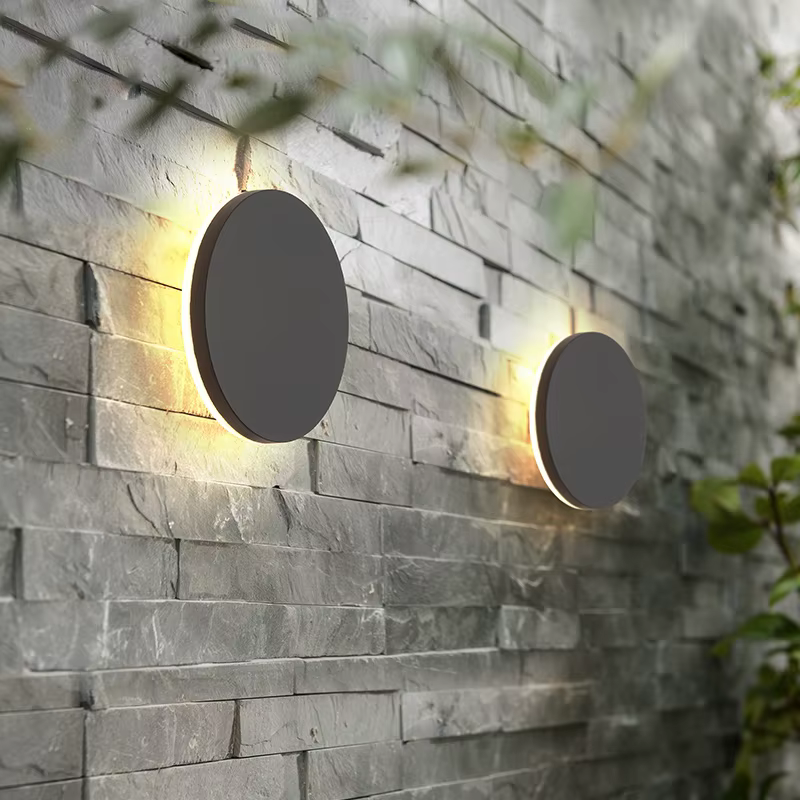 Applique murale LED imperméable conforme à la norme IP65, design moderne, éclairage d'extérieur, luminaire décoratif de plafond, idéal pour une cour, une véranda ou un jardin