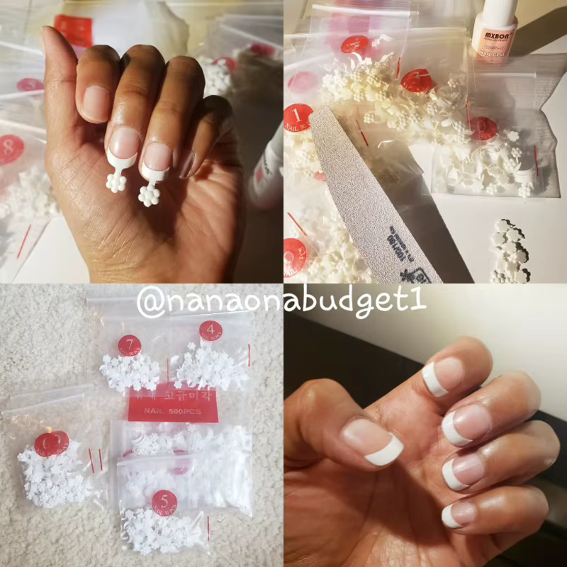 Pointes d'ongles 500 pièces/sac