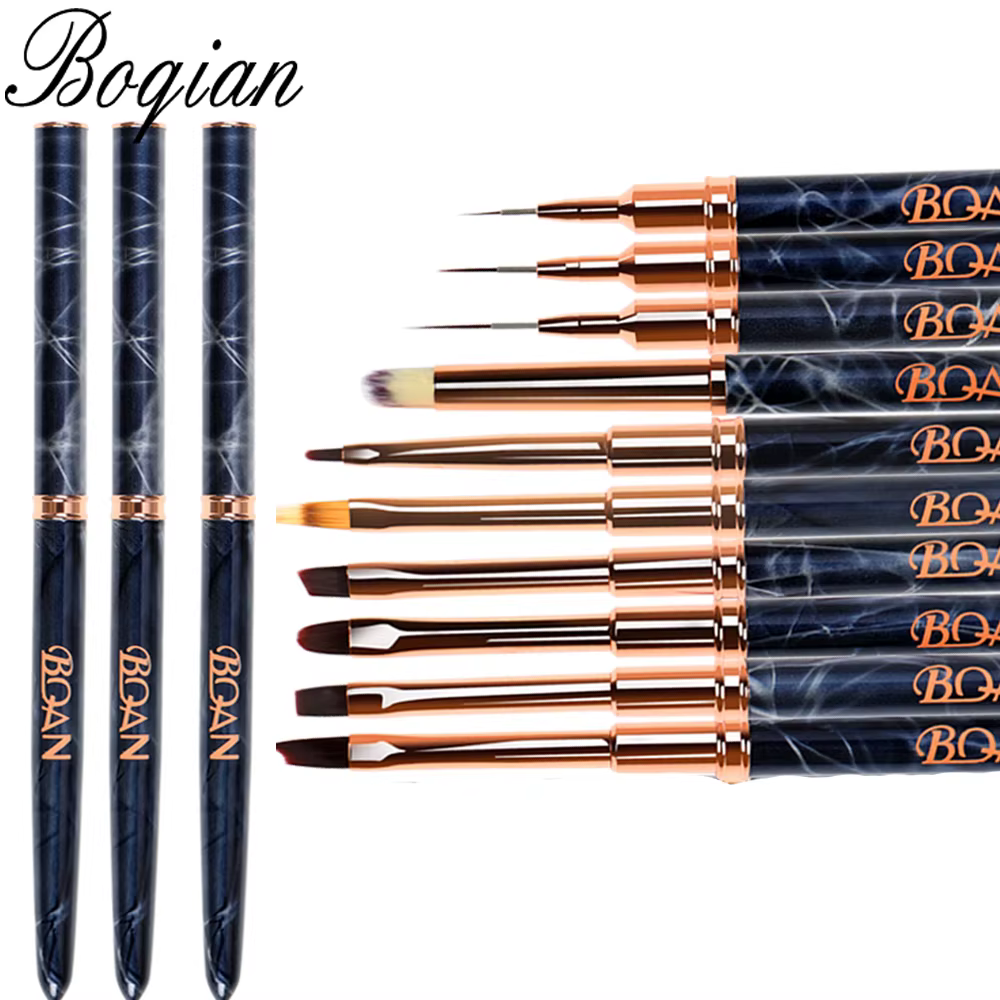BQAN – brosse à ongles à revêtement marbré