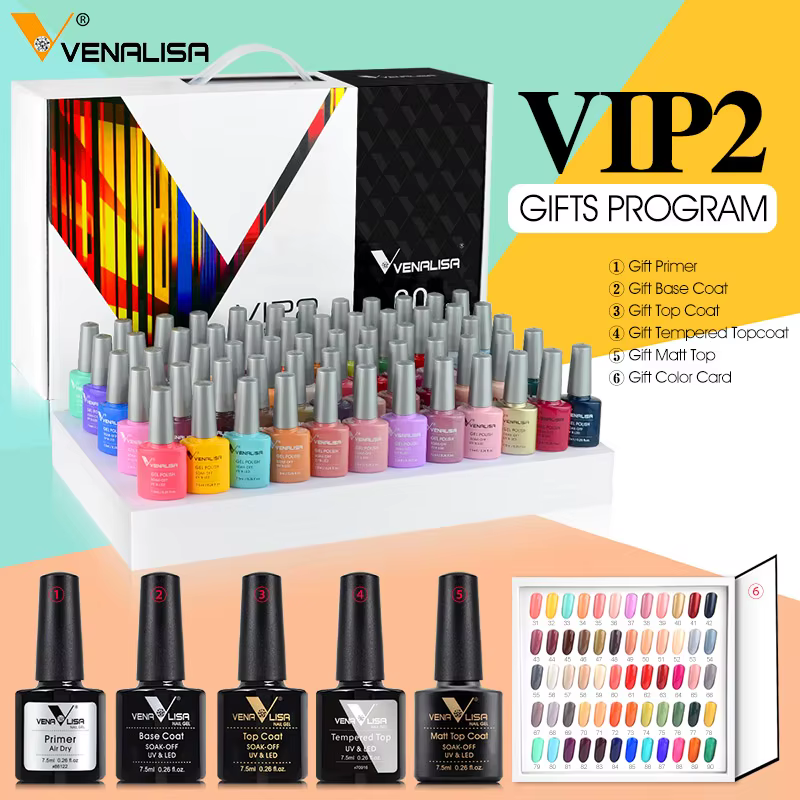 Vernis à ongles couleur luxe Venalisa Gel