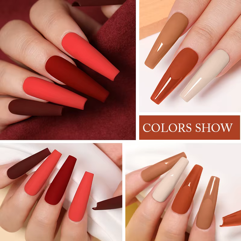 UR SUGAR 7.5ml vin foncé rouge vernis à ongles automne Gel peinture Nail Art Semi Permanent