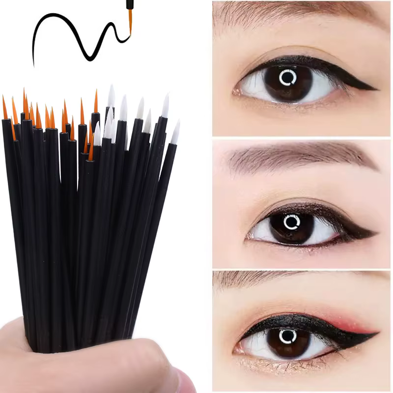 OKAYLASH 50 pcs/lot réutilisable Gel Liner Nail Art pinceaux peinture stylo jetable Eyeliner beauté Eyeline maquillage outils