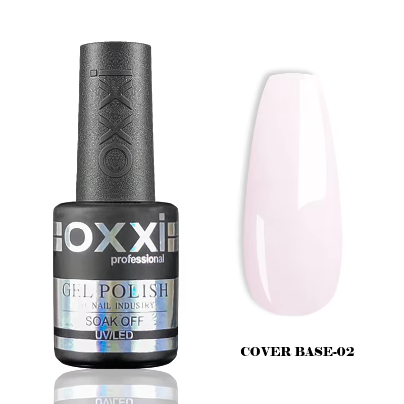 OXXI 10ml Base Naturelle pour Vernis Gel Semi-Permanent Nude Caoutchouc Gellac Ongles Art Couleur Gelée UV