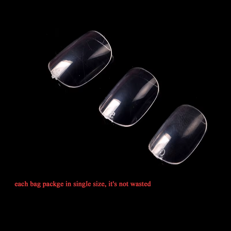 Faux ongles courts Extension d'ongles à couverture complète