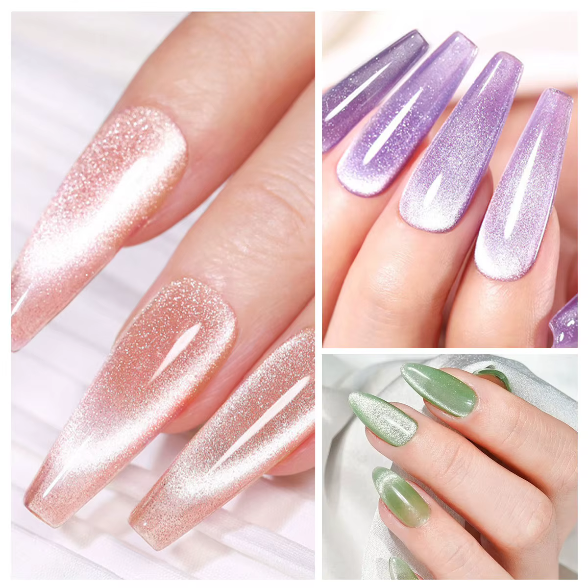1 x vernis à ongles scintillant de 0