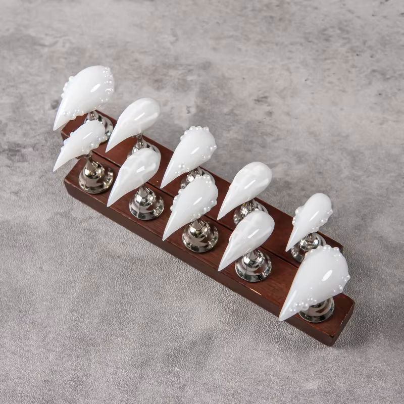 Nouvelles pièces d'ongles portables à motif griffe de dragon et armure