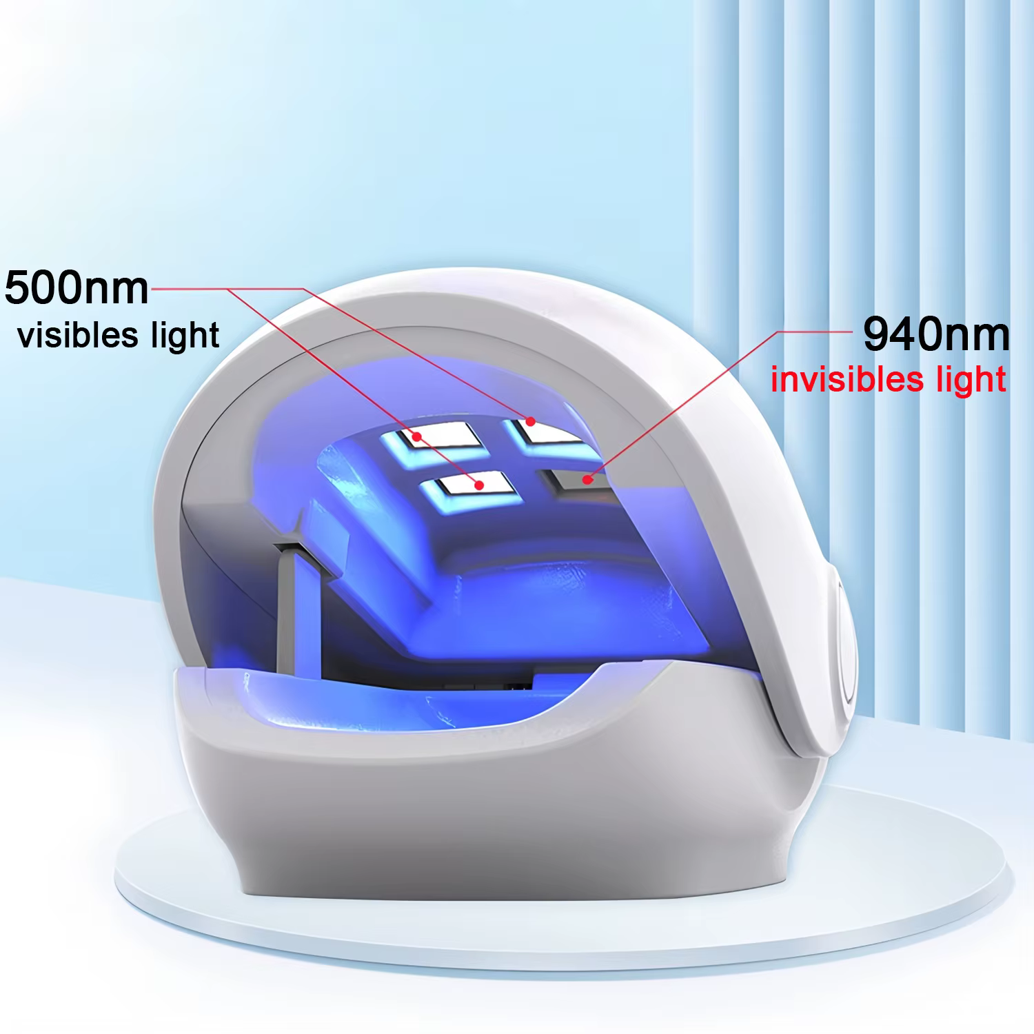 Lampe de photothérapie laser efficace pour l'élimination des mycoses des ongles