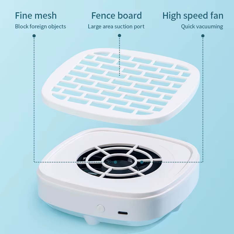 Mini collecteur d'ongles professionnel, extracteur de poussière d'ongles, collecteur d'aspiration de poussière USB, plumeau de Gel pour équipement de Salon de Nail Art