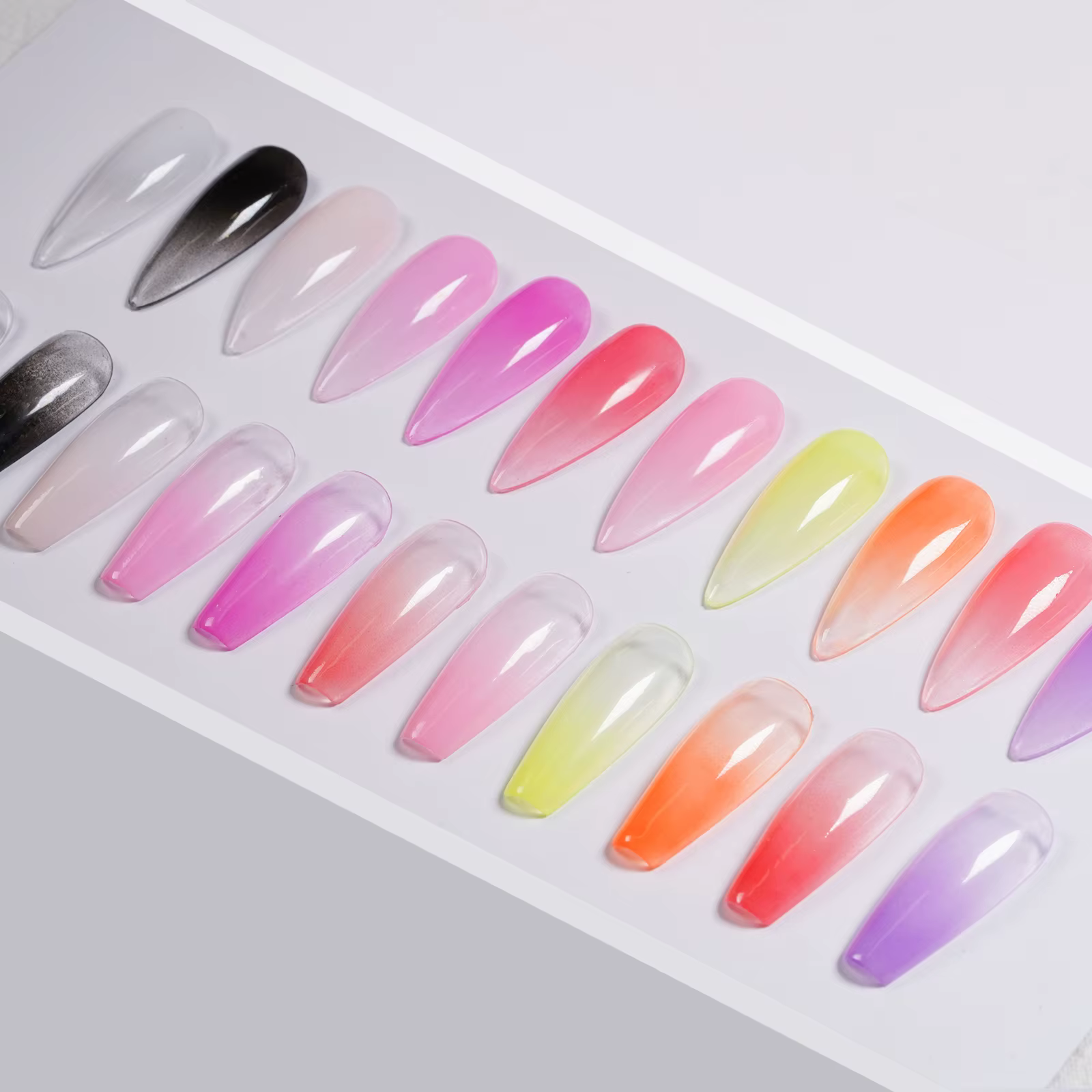 Pastel Neon Gradient Powder Nail Art 10g ombre