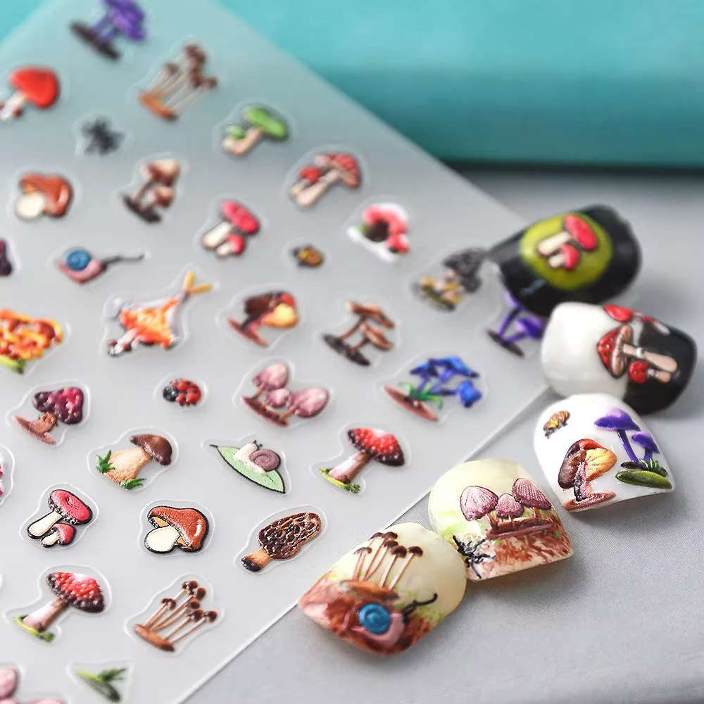Autocollant 3D auto-adhésif pour Nail Art