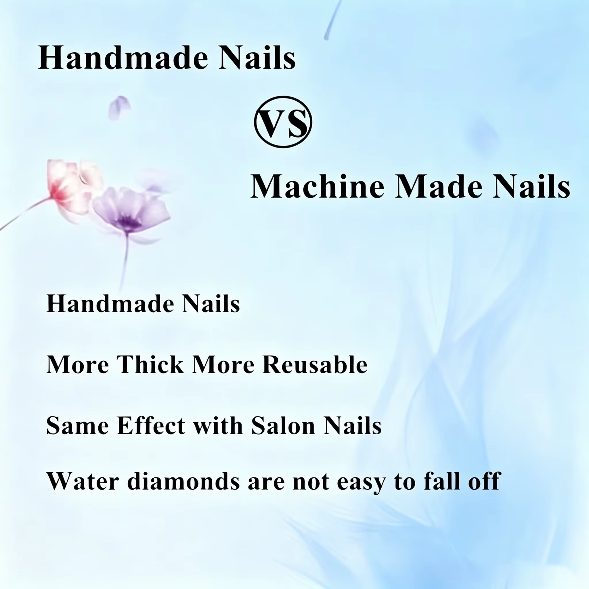 10 faux ongles faits à la main en forme de cercueil