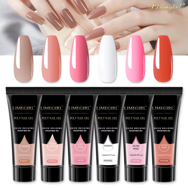 Kit de Nail Art LIMEGIRL : Gel Poly Extension