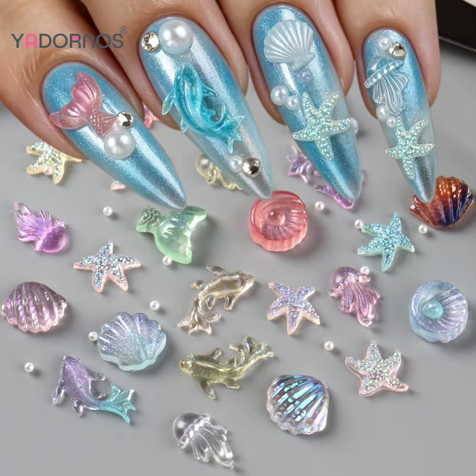 Accessoires de nail art Océan Cartoon
