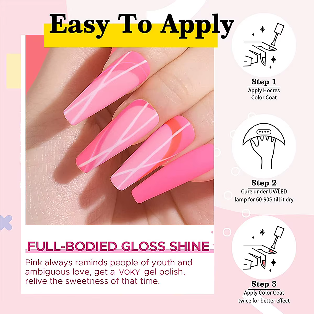 Ensemble de vernis à ongles en gel