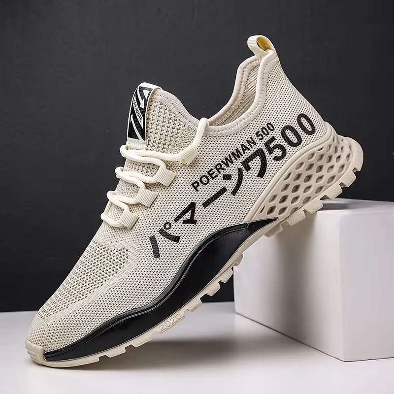 Chaussures de dehors Respirantes et Décontractées pour Homme, Baskets d'Extérieur en Maille d'Air, à la Mode, 2024