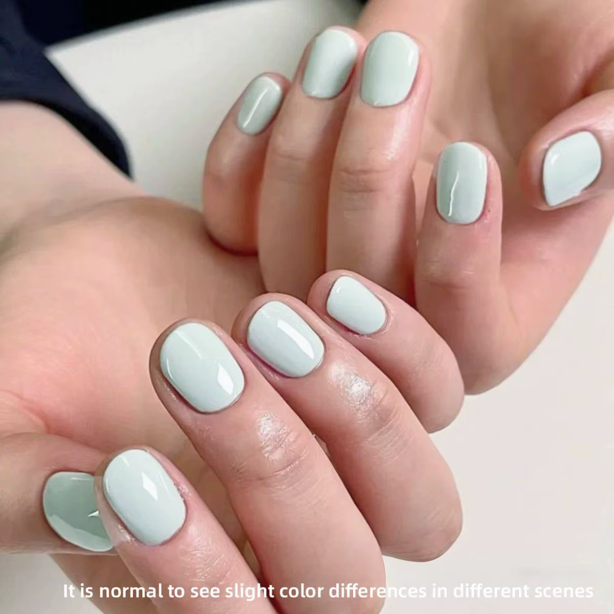 Vernis gel vert menthe crémeux