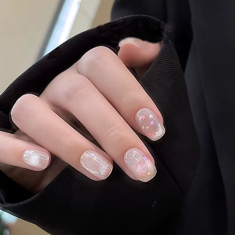 Paillettes pour ongles en forme d'étoile