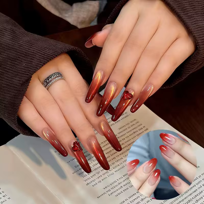 Kit de gel de tapotement rouge série Quatre-en-un