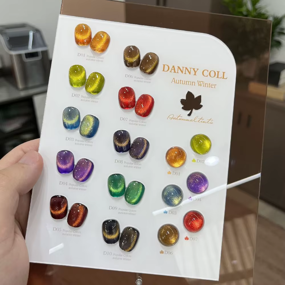 Kit de vernis à ongles en gel UV avec carte de document
