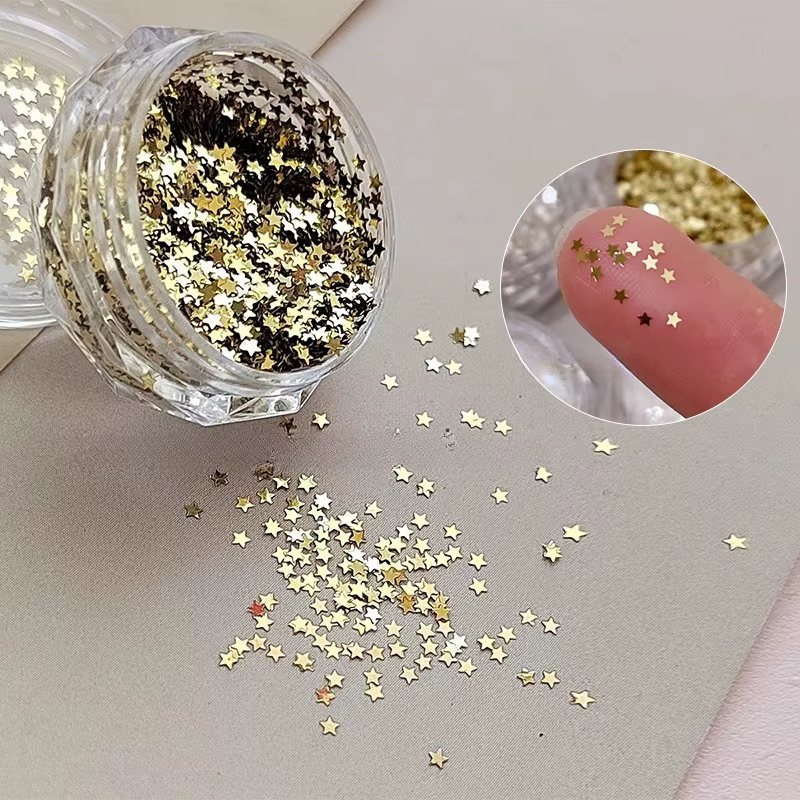 Mini étoile scintillante pour ongles
