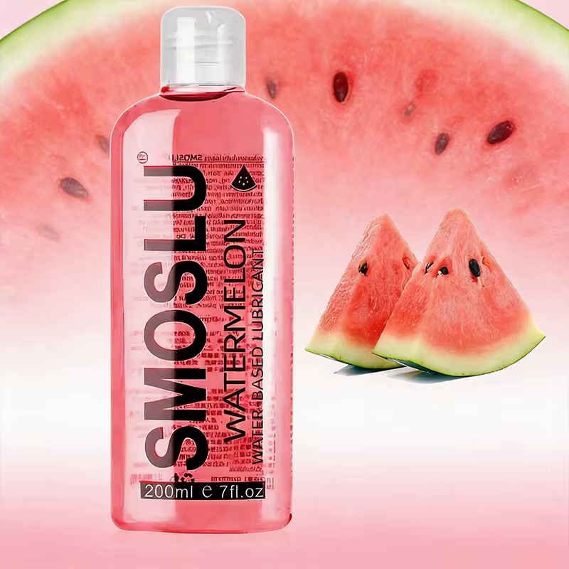 Gel lubrifiant à base d'eau Cherry – Lotion intime douce et lisse au parfum fruité, facile à nettoyer
