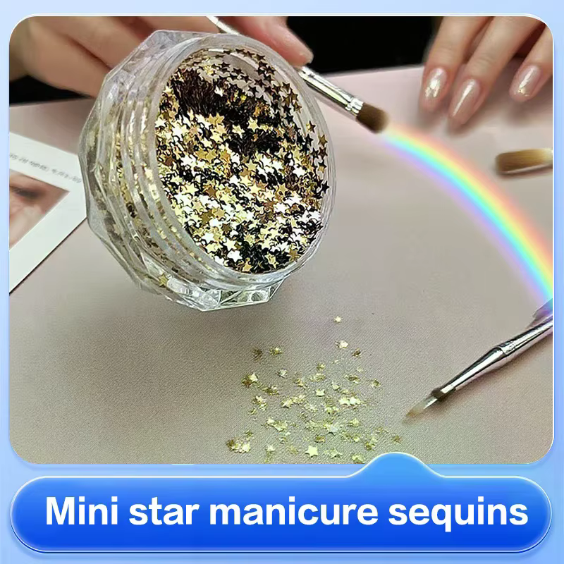 Mini étoile scintillante pour ongles