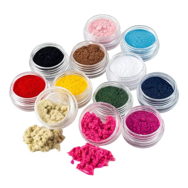 Poudre de velours pour nail art