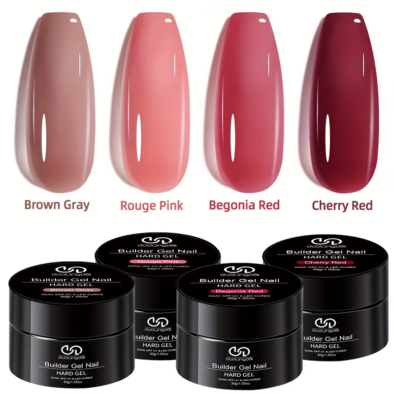 Gel à ongles en acrylique pour Extension, 30g, Blush rose, doux et dur, Semi-Permanent, UV, manucure, Nail Art