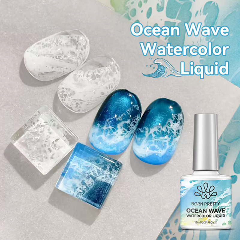 Vernis à ongles gel 10ml Océan Blanc Effet Bulles